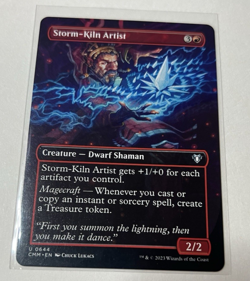 Storm-Kiln Artist (Borderless) - Commander Masters (CMM) (Near Mint) - Image 1