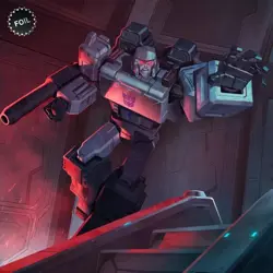 MTG Secret Lair x Transformers: Optimus Prime vs. Megatron FOIL - Image 3