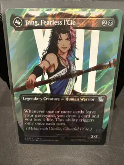 Fang, Fearless l'Cie (Borderless) (Surge Foil) #526 NM Final Fantasy Magic MTG - Image 1