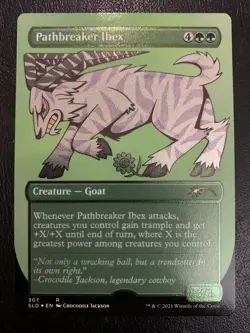 Pathbreaker Ibex Foil Etched Artist Proof Sketched Secret Lair Drop SLD MTG - Image 1