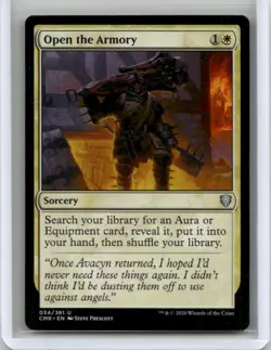 Lightly played Open the Armory #34 Commander Legends W/Tracking - Image 1