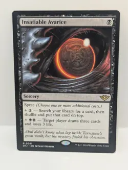 Insatiable Avarice - Outlaws of Thunder Junction - Regular - Rare - OTJ 091 - Image 1