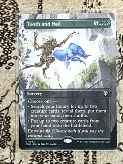 Tooth and Nail (Borderless) - Commander Masters - 652 - #Lightly Played - Image 1