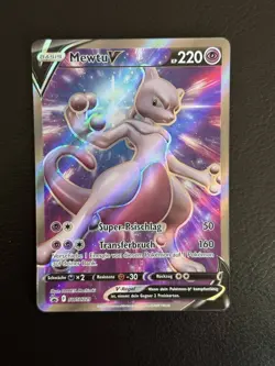 Mewtu Fullart Alt Art Holo Promo SWSH229 Pokemon Karten Sammlung - Image 1