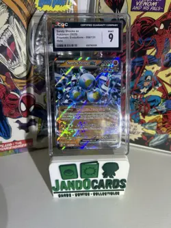 Pokemon TCG Prismatic Evolutions 2025 Sandy Shocks EX 56/131 CGC 9 - Image 1