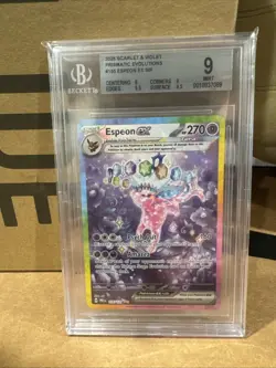 2025 Pokemon Espeon EX 155/131 SIR - Prismatic Evolutions - BGS 9 - Image 1