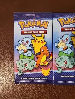 Lot of 3 Sealed Pokemon 25th Anniversary 2021 McDonalds Promo Packs (Pokemon TCG - Image 2