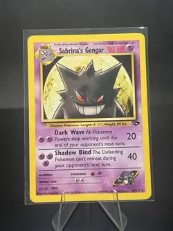 Sabrina's Gengar Pokemon Gym Challenge 29/132 Non-Holo Rare Near Mint Condition - Image 1