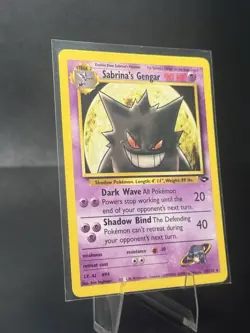 Sabrina's Gengar Pokemon Gym Challenge 29/132 Non-Holo Rare Near Mint Condition - Image 3