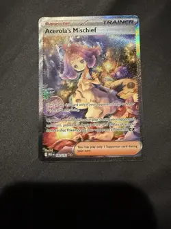 Pokemon Acerola's Mischief (Special Illustration Rare) 183/132 - Mega Evolution - Image 1