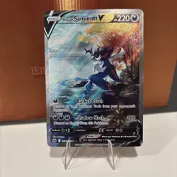 Pokemon TCG Hisuian Samurott v GG51/GG70 Crown Zenith Galarian Gallery Holo - Image 1