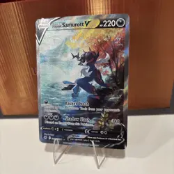 Pokemon TCG Hisuian Samurott v GG51/GG70 Crown Zenith Galarian Gallery Holo - Image 2