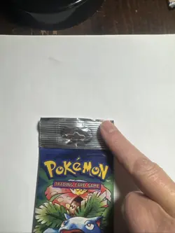 1999 Pokemon Base Set Unlimited Booster Pack Venusaur Sealed 21G - Image 4