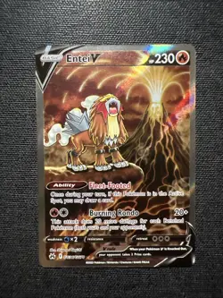 Pokemon TCG - Entei V - Sw&Sh: Crown Zenith GG36/GG70 Ultra Rare - Image 2