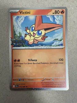 Pokemon - Black Bolt - Victini (Black Bolt Stamped) 012/086 - Holo NM - Image 1