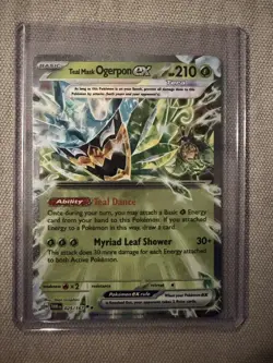 Teal Mask Ogerpon ex 25/167 Double Rare Pokemon TCG SV06: Twilight Masquerade NM - Image 1