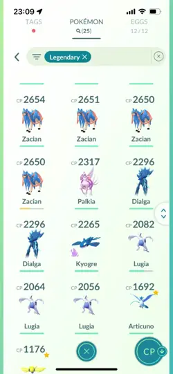 Pokemon Go (Stage 46 ) Shiny Legendary Zamazenta ( 25 Legendarys ) - Image 4