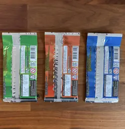3 x Very Rare 20th Anniversary CP6 Base Pack Korean Pokemon Full Art Set Sealed - Image 2