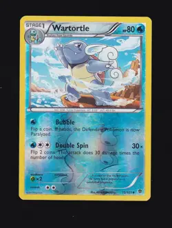 2013 Pokemon TCG Reverse Holo Wartortle 15/101 - Image 1