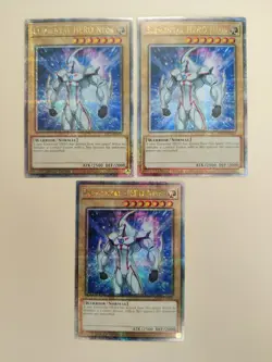 3x Elemental HERO Neos TN23-EN006 QC Secret Rare Yugioh! NM - Image 3