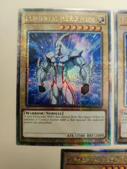 3x Elemental HERO Neos TN23-EN006 QC Secret Rare Yugioh! NM - Image 4