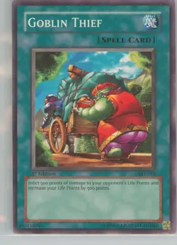 Yu-Gi-Oh Ancient Sanctuary Goblin Thief #AST-045 Near Mint or Better 1st ED - Image 1