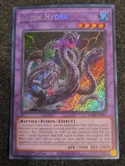 Yugioh Extox Hydra BLMR-EN007 Secret Rare 1st Ed NM - Image 1