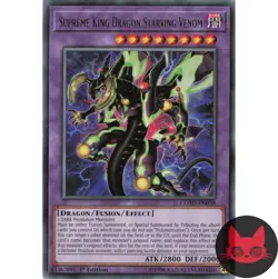 Yugioh Supreme King Dragon Starving Venom COTD-EN038 Rare 1st Edition NM - Image 1