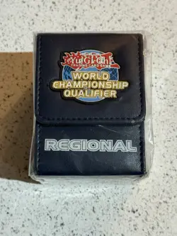 Dark Blue Regional WCQ Deck Box World Championship Qualifier Yugioh SEALED! - Image 1