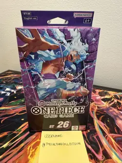 One Piece TCG: Purple/Black - Monkey D. Luffy Starter Deck [ST-26] Sealed - Image 2
