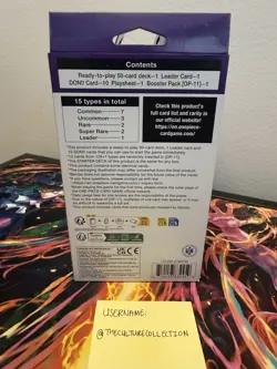 One Piece TCG: Purple/Black - Monkey D. Luffy Starter Deck [ST-26] Sealed - Image 3
