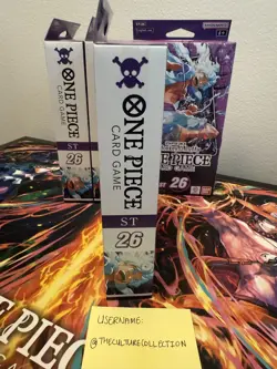 One Piece TCG: Purple/Black - Monkey D. Luffy Starter Deck [ST-26] Sealed - Image 4