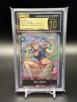 Nico Robin (Alt Art) SR OP12-087 One Piece Legacy of the Master CGC 10 Prestine - Image 1