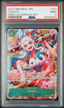 2024 One Piece Japanese Yamato PRB01-121 Alternate Art PSA 9 - Image 1