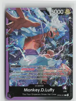 Monkey.D.Luffy OP09-061 One Piece Starter Deck 26: PURPLE/BLACK L NM English - Image 1