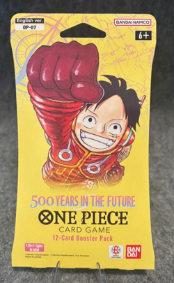 One Piece OP-07 500 Years in the Future Sleeved Booster Pack, English - Image 1