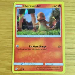 CHARMANDER 4/18 POKEMON CARD (DETECTIVE PIKACHU SET) HOLO - Image 2