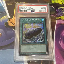 YU-GI-OH NIKE PROMO CARD WINDS OF VICTORY AIR MAX 95 PSA 8 - Image 1