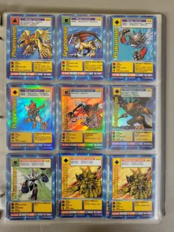 Lot of Digimon Trading Cards 1999 Bandai Foils + more Toei Animation * - Image 2