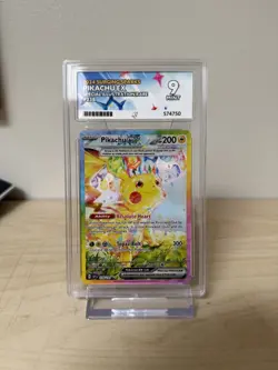 Pokemon TCG Surging Sparks Pikachu EX Card 238/191 Sir Ace 9 - Image 1