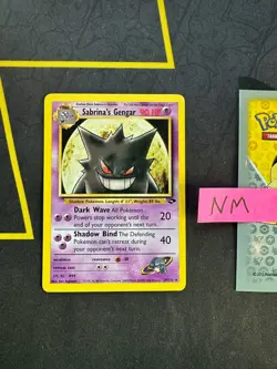 Pokemon Card Sabrina's Gengar Gym Challenge Unlimited 29/132 131 💎NM💎 - Image 1