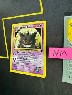 Pokemon Card Sabrina's Gengar Gym Challenge Unlimited 29/132 131 💎NM💎 - Image 3