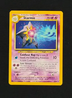 STARMIE *Rare* (LP/NM) - Neo Revelation 25/64 - Pokemon Trading Card Game - Image 1