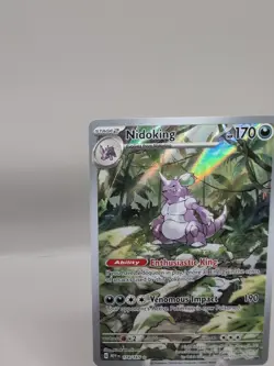 Pokemon TCG Nidoking Scarlet & Violet 151 Illustration Rare Card 174/165 - Image 2