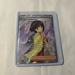 Pokemon Cards Erika's Invitation 196/165 Sv: Scarlet & Violet 151 Holo NM - Image 1