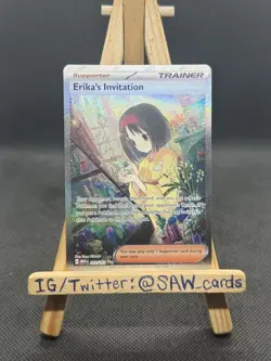 Erika's Invitation - 203/165 SIR - SV: Scarlet & Violet 151 (MEW) Pokemon Card - Image 1