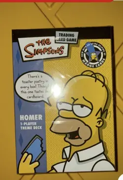 The Simpsons Trading Card Game Lisa / Homer Simpson Factory sealed - Image 2