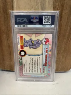 1999 Topps Pokemon TV Machoke Foil PSA 9 MINT Graded Card #67 POP 25! - Image 2