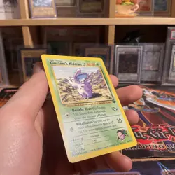 Pokemon TCG Giovanni's Nidoran Gym Challenge Card 76/132 VLP Vintage WOTC - Image 3