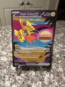 Pokemon TCG Tapu Koko EX Paradox Rift Holo Card 247/182 Sir - Image 1